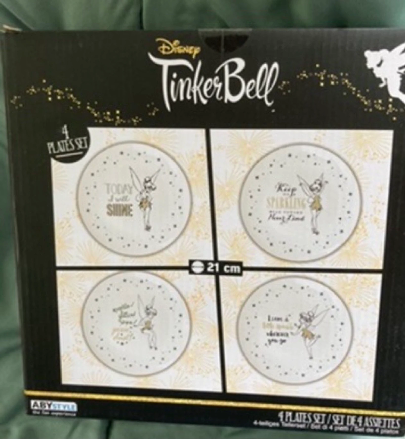 Lot d’assiettes tinkerbell la fée clochette  – photo 5